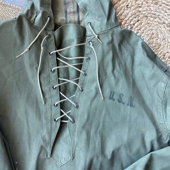 RARE WWII US Navy Department Contract NXSX 55552 USN Deck Jacket - Picture 2 of 10